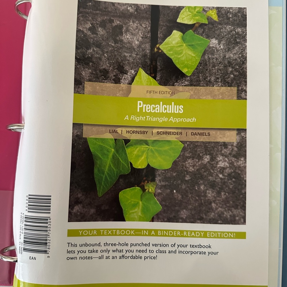 Precalculus Textbook